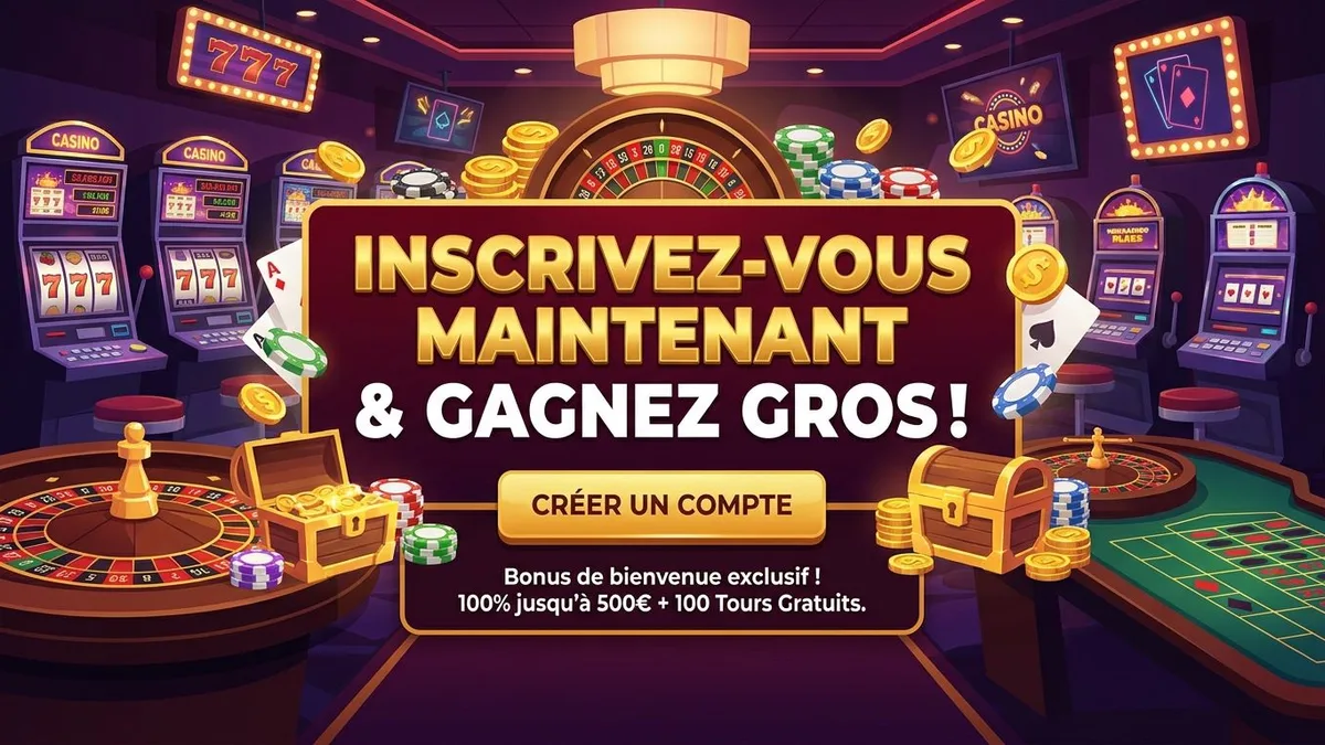 Inscription avec bonus
